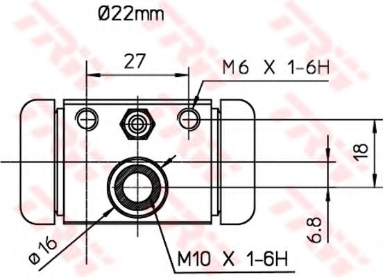TRW BWH394 Wheel Brake Cylinder